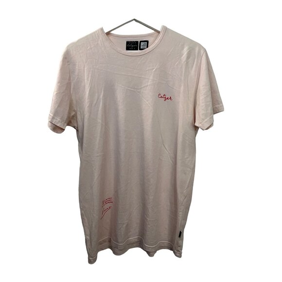 Studio Ceizer Women’s Small Pink Red Graphic Tee Short Sleeve T Shirt - Picture 1 of 13